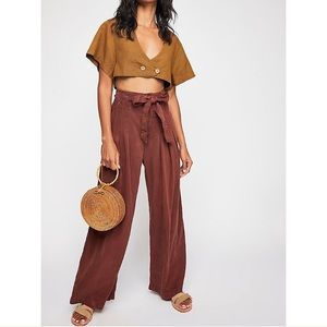 Free People wide-leg trousers